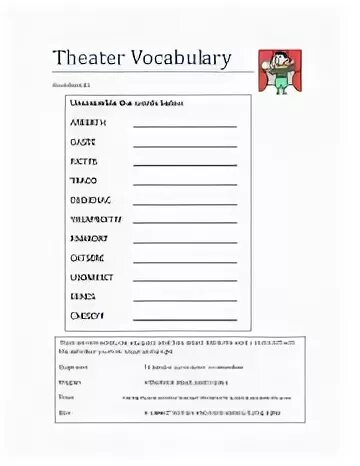 Theatre Vocabulary. Theatre Vocabulary for Kids. Theatre Worksheets. Theater Vocabulary English. Theater vocabulary