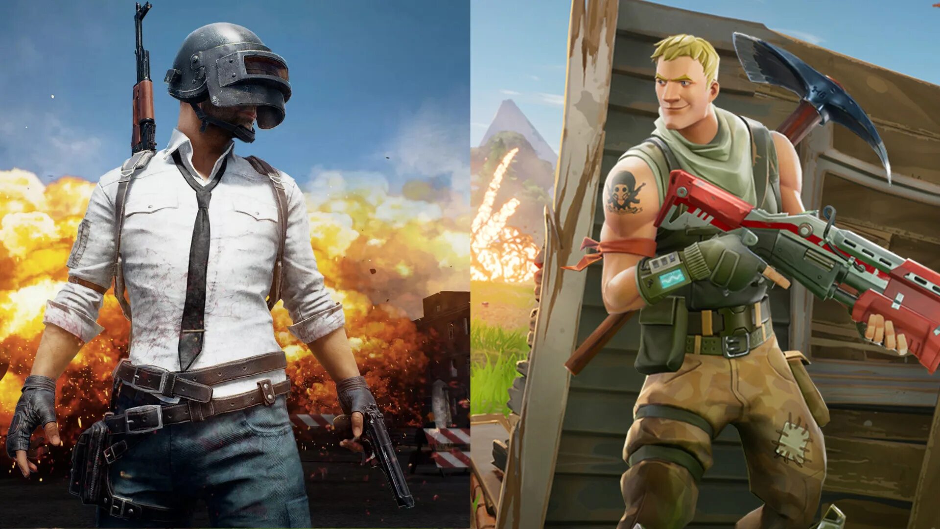 Пабг или фортнайт. ПУБГ И ФОРТНАЙТ. ПУБГ против ФОРТНАЙТ. Fortnite vs PUBG mobile.