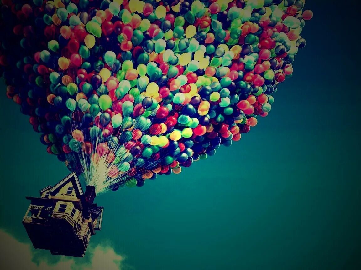 Креативные воздушные шары. С днём рождения необычные. С днем рождения креатив. Креативная картинка с др.