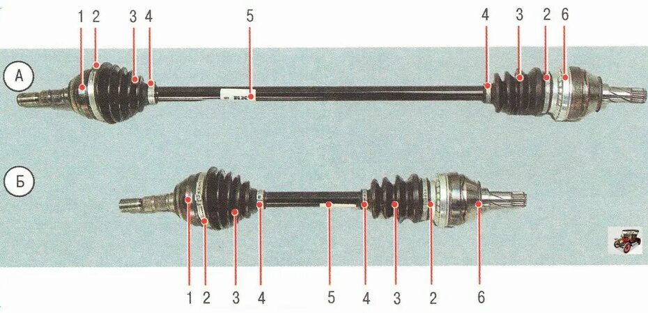 снять привод опель