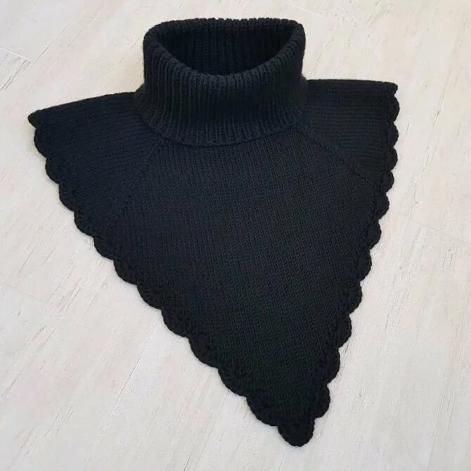 Манишка своими руками. Манишка klingel 352852,. Шарф-манишка спицами. Манишка своими руками. Манишка резинкой 2x2.