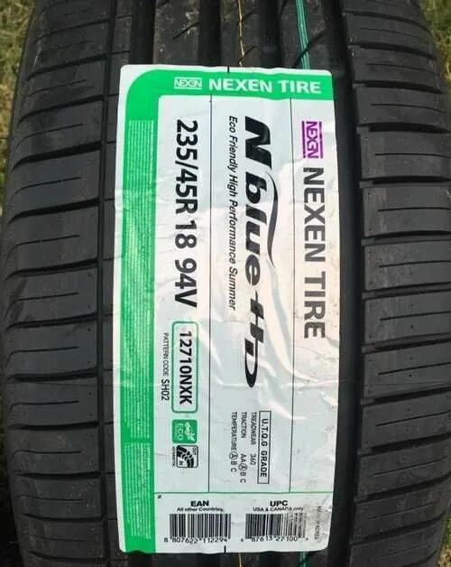 Nexen r18 лето. Шина 235 45 18 Nexen. Nexen n'Blue 235/45 r18.