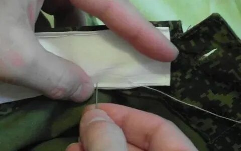 Как подшивать воротнички на форме