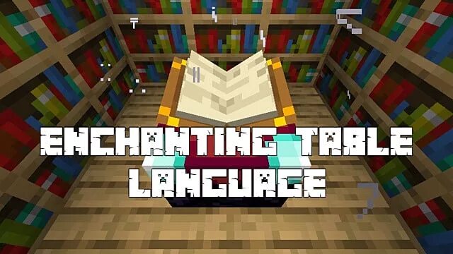 Enchantment language. Minecraft enchantment table. minecraft enchanting table language. майнкрафт язык зачарования. enchantment table language.
