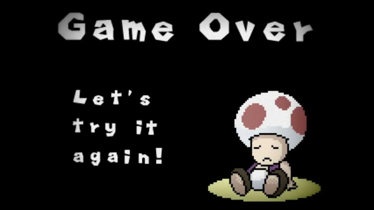Over tune. Марио гейм овер. game over. игра марио game over. game over try again.
