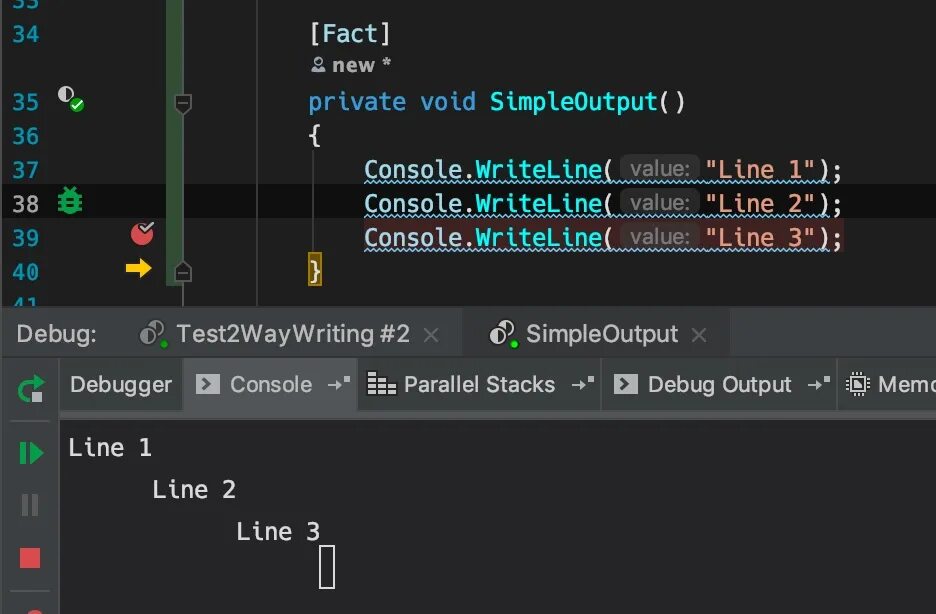 Line console 0. Line console 0