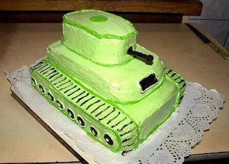 Торт в виде танков