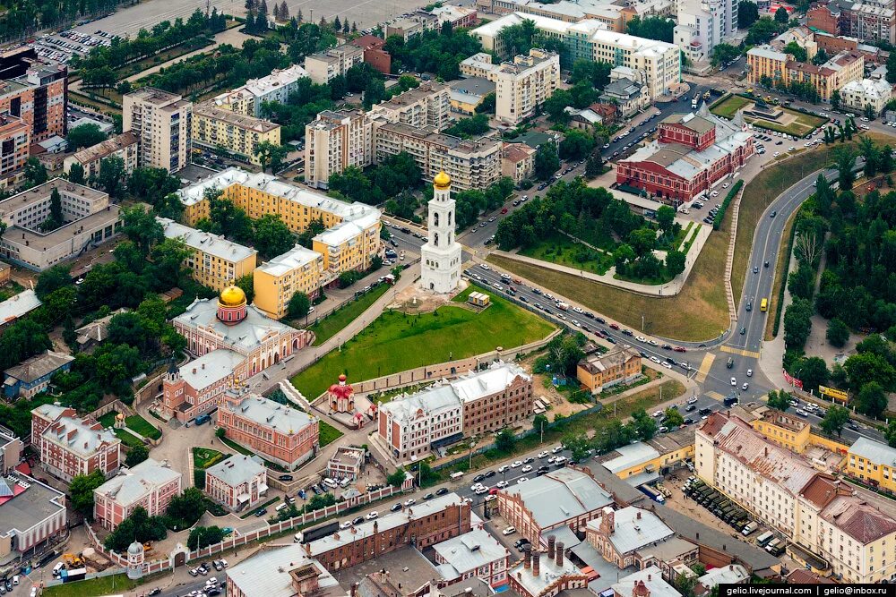 Самара (город). Самара с высоты птичьего полета. Иверский монастырь Самара. Самара вид с птичьего полета.