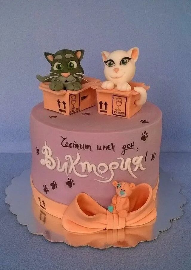 Toms birthday is. Кот том тортик. Торт с Томом и Анжелой. Торт с котом. Торт с говорящим Томом.