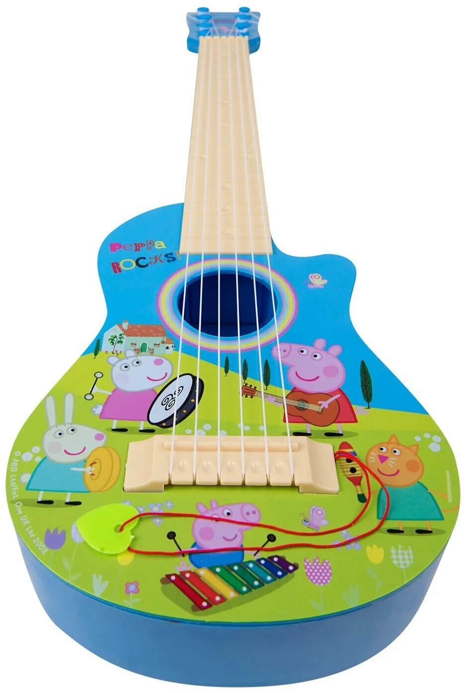 Intertoy гитара свинка пеппа 30572. электрогитары свинка пеппа. свинка с гитарой н-21см. гитара свинки пеппы. электрогитары свинка пеппа.