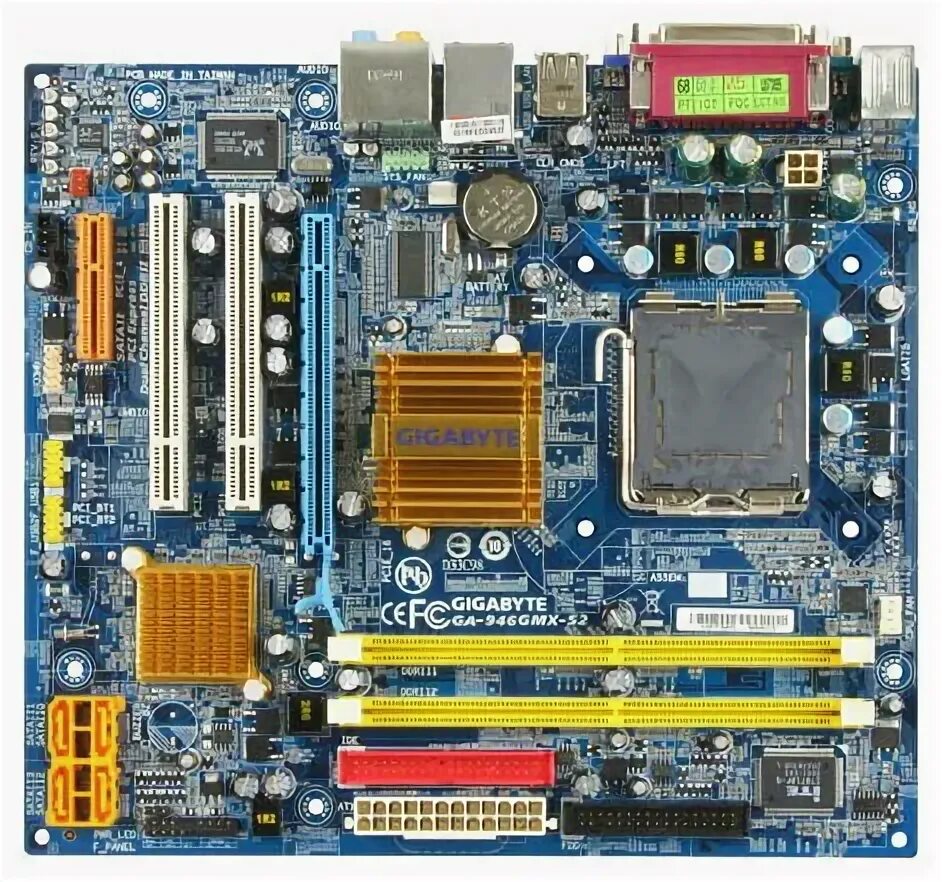 Материнская плата Socket LGA775 GIGABYTE GA-946GMX-S2 (rev. 1.0) 2DDR2 MicroATX 
