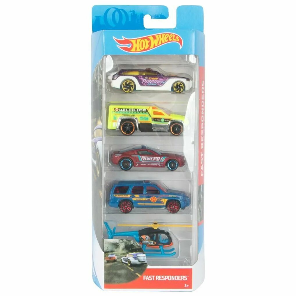 Набор машин hot Wheels h7045/dpg53. Набор техники hot Wheels fast Responders. Хот Вилс набор 5 машинок Бэтмен. Дешевенький набор машинок hot Wheels.