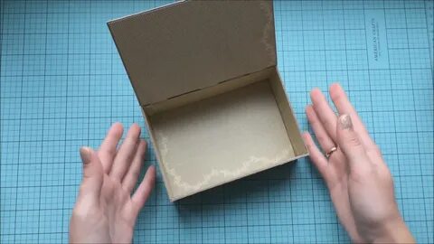 Шкатулки из картона пошагово