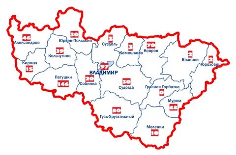 Найти владимирская область города