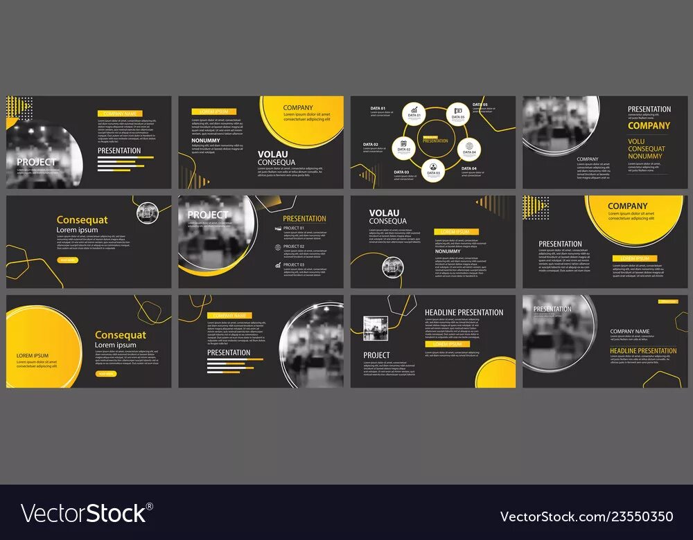 Presentation layout. Presentation layout