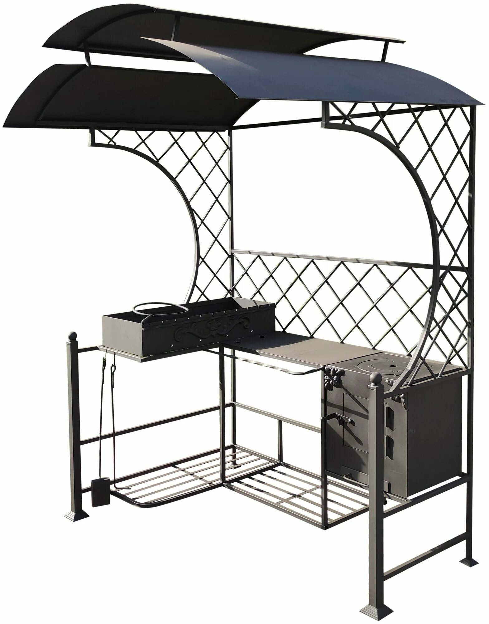 Дешевый мангал в москве. Мангал с крышей grill area 140,2х118,6х209,4см сталь 3мм. мангал беседка медея. мангал-беседка &quot;медея xl&quot;. мангал элит б.