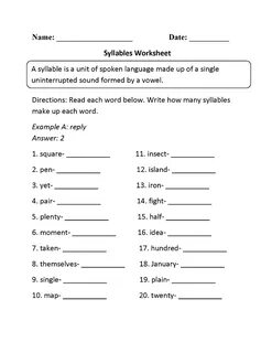 English 3 grade