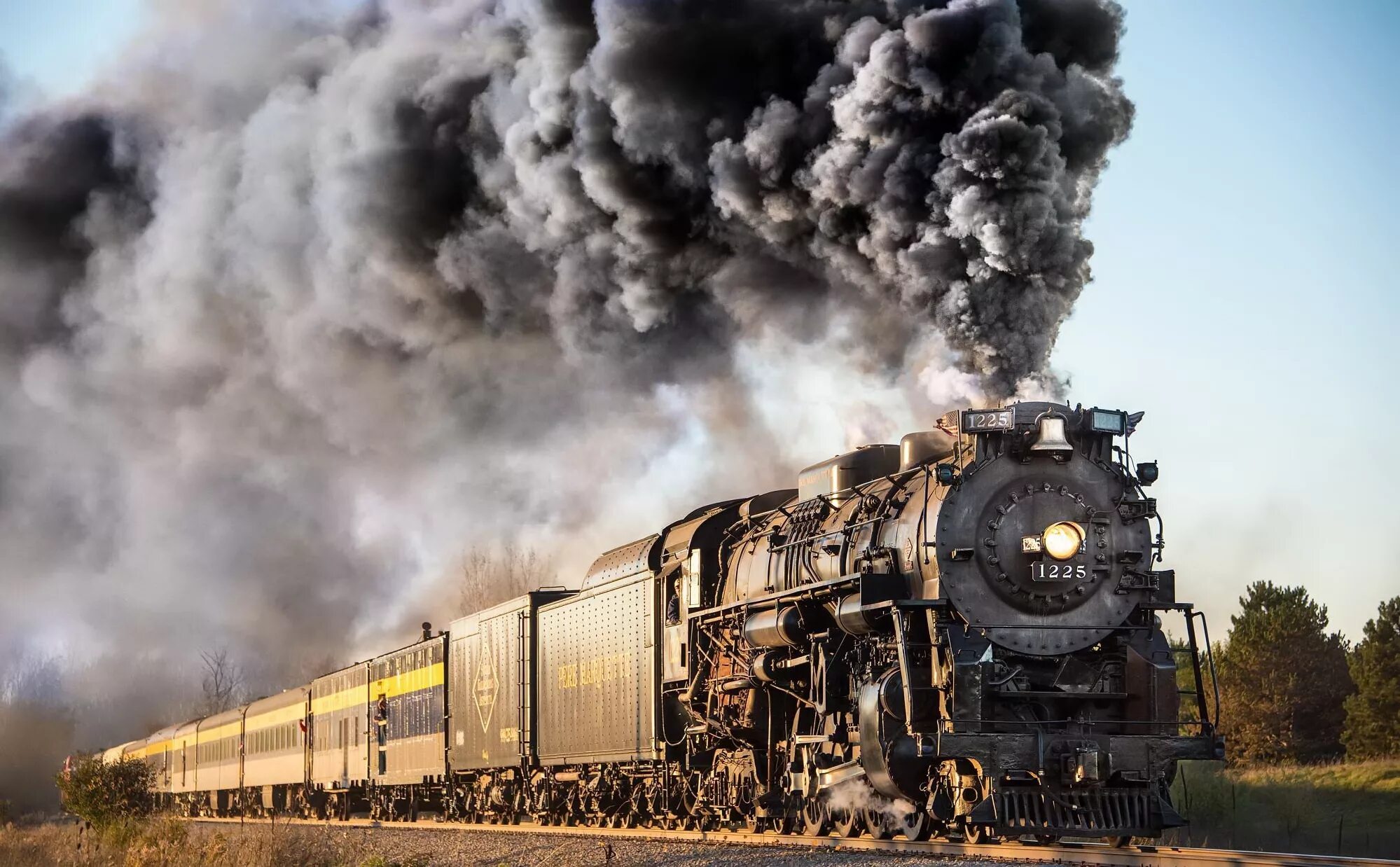 Ютуб паровозы. Pere Marquette 1225. Парового Локомотива “Steam Wagon”. Pere Marquette 1225 Полярный экспресс. Локомотив паровоз.