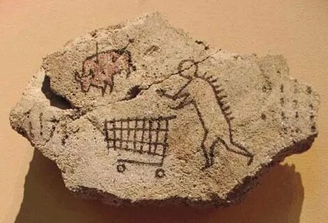 Выпуклое изображение на камне в древнем