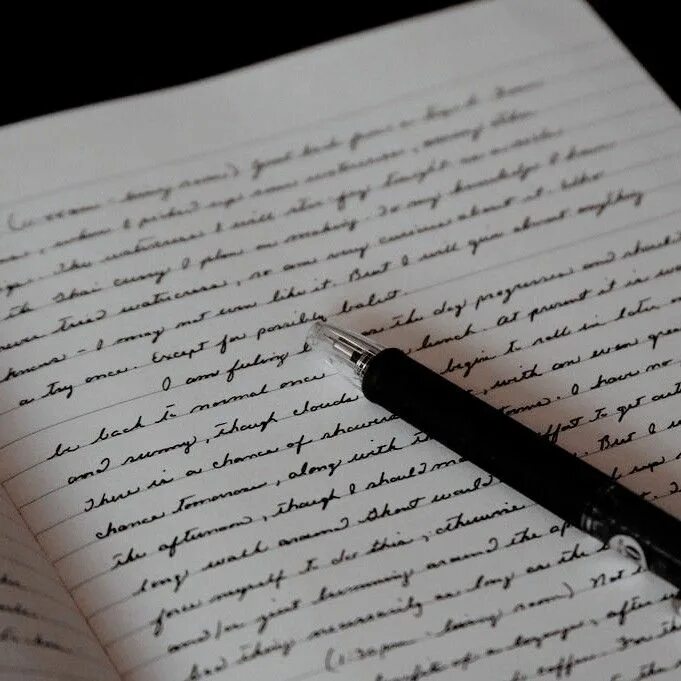 One of them in writing