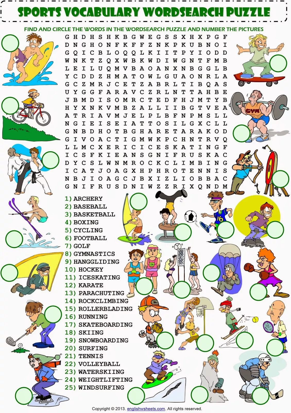 Game exercises