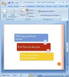 Нумерация в powerpoint