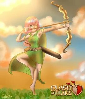 Лучница clash of clans
