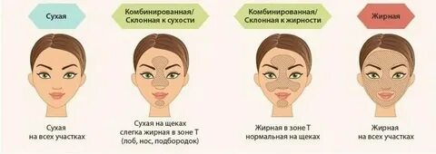 Тип кожи лица виды
