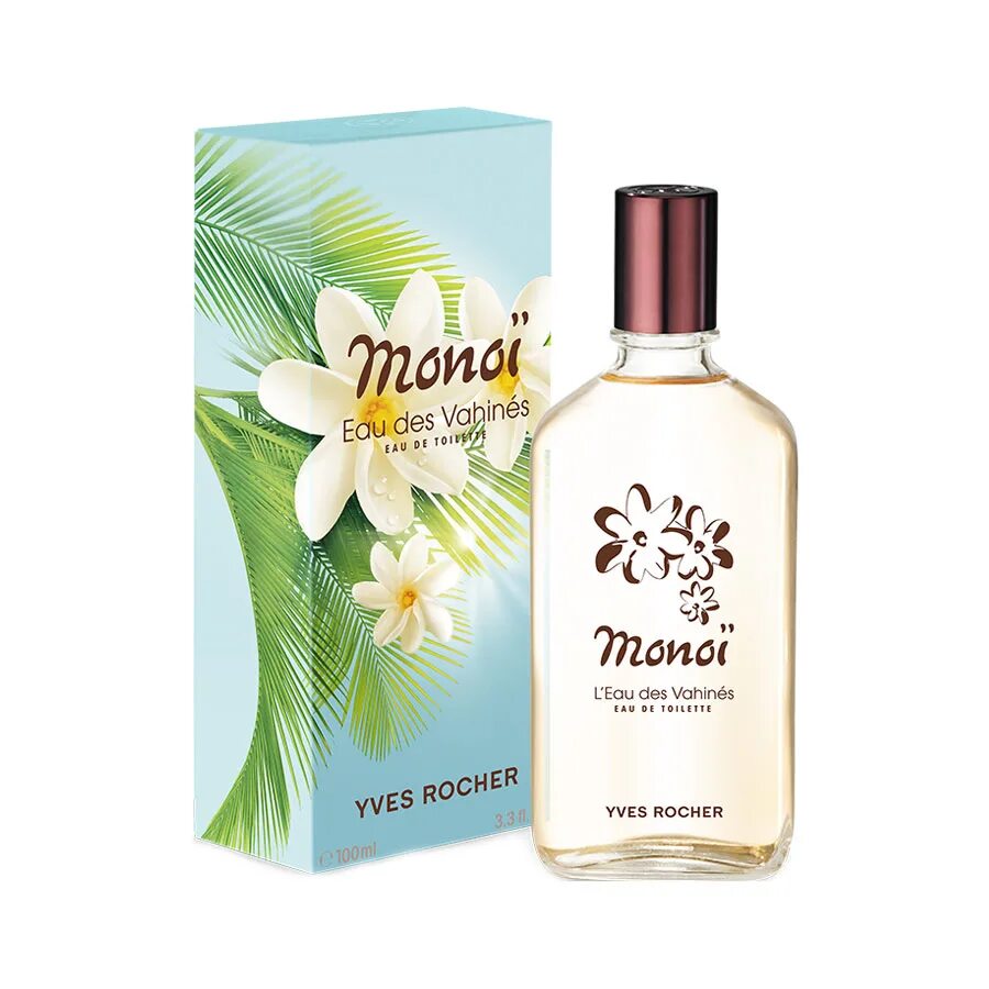 Роше парфюм купить. Духи Monoi Yves Rocher. Yves Rocher Monoi de Tahiti Парфюм. Масло Monoi Yves Rocher. Духи Yves Rocher Eau de Toilette.