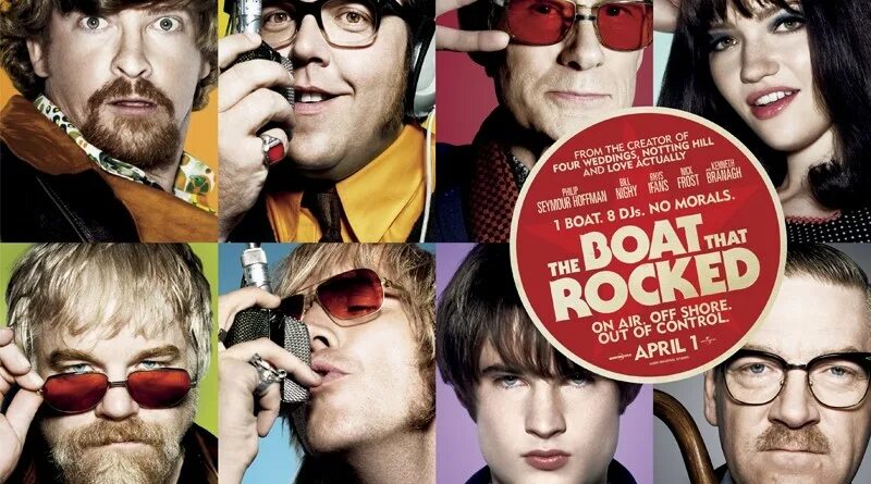 Рок волна Саймон. Рок-волна (DVD). The Boat that Rocked. 2009 Постер.