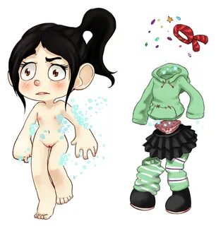 Vanellope Von Schweetz Naked.