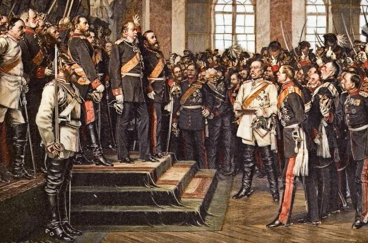 Провозглашение германской империи 1871. 1871 Г. − провозглашение германской империи. 1871, Январь провозглашение германской империи.