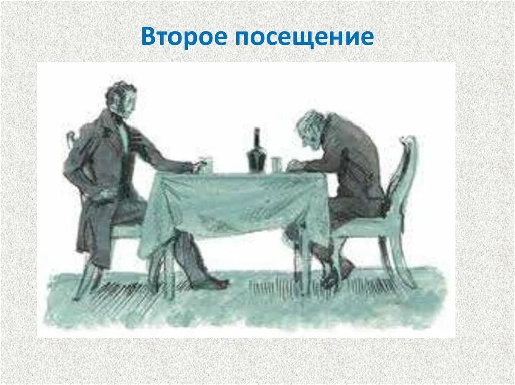 Приезд дуни на могилу отца
