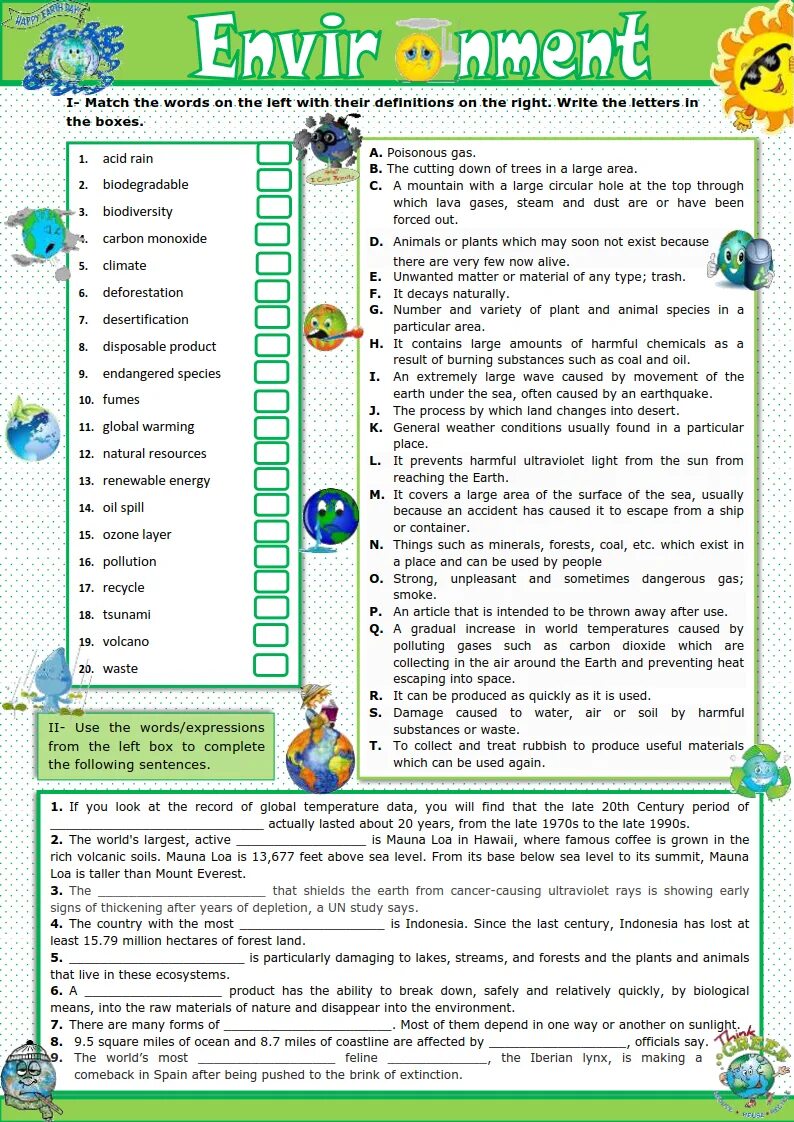 Looking topic. Задания на тему environment. Ecological problems задания. Environment problem задания по английскому языку. Egology задания по английскому языку.