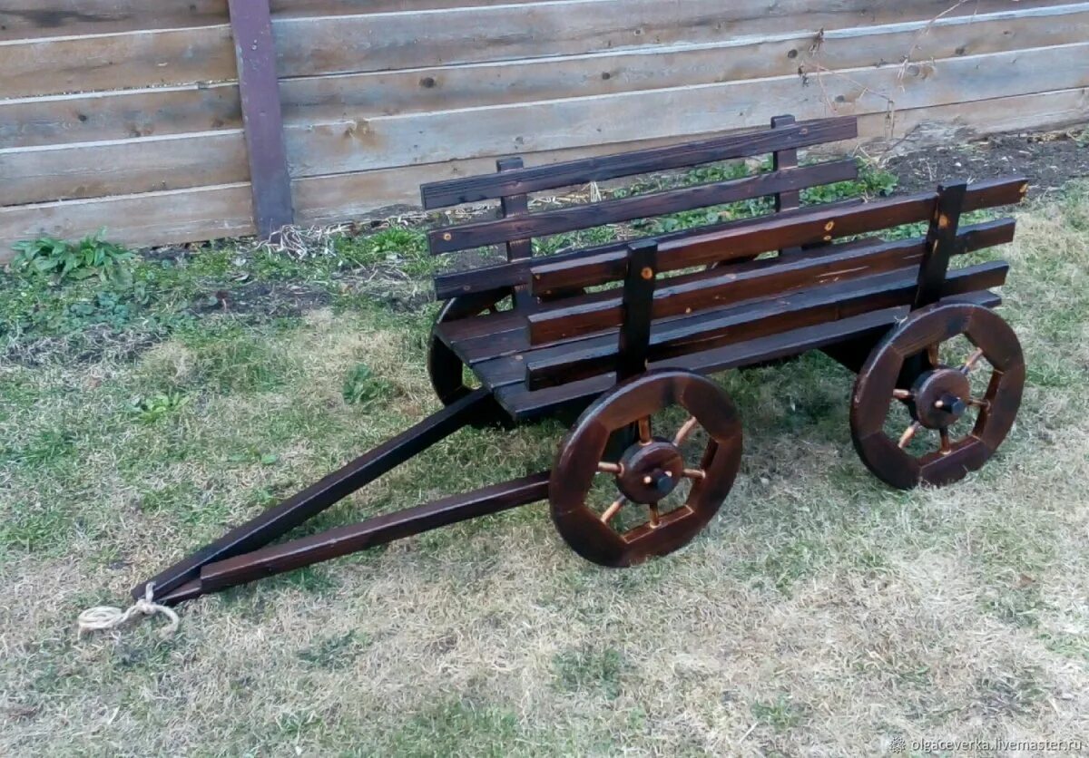 Как сделать телегу. Прицеп ваз 2101 samodelki. Деревянные тележки для сада. Самодельная телега для лошади. Деревянная повозка.