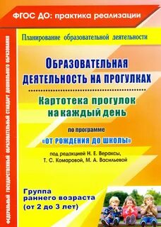 Прогулки 2 группа раннего возраста картотека