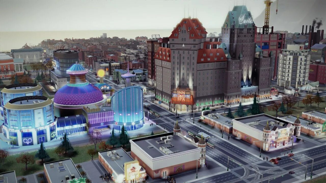 Город 2013. Simcity 2013. казино в симсити. здания казино симсити. сим сити город 3д.