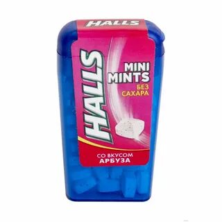 Halls mini mints без сахара