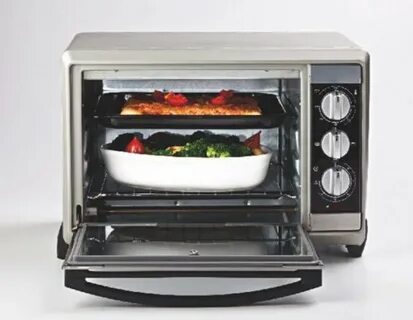 Мини печь с двойным стеклом и конвекцией