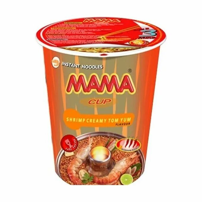 Тайская лапша быстрого. Лапша mama Tom Yum. Mama Shrimp creamy Tom Yum. Лапша мама creamy Tom Yam. Mama лапша тайская быстрого приготовления со вкусом кремовый том-ям 55 г.