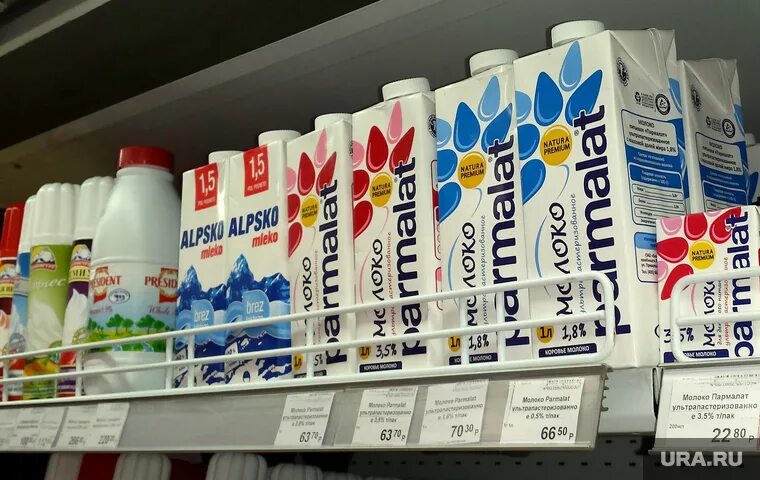 Европейские товары. Молоко дешевое. Сколько стоит молоко. Импортное молоко.