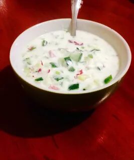Окрошка классическая с колбасой и редиской