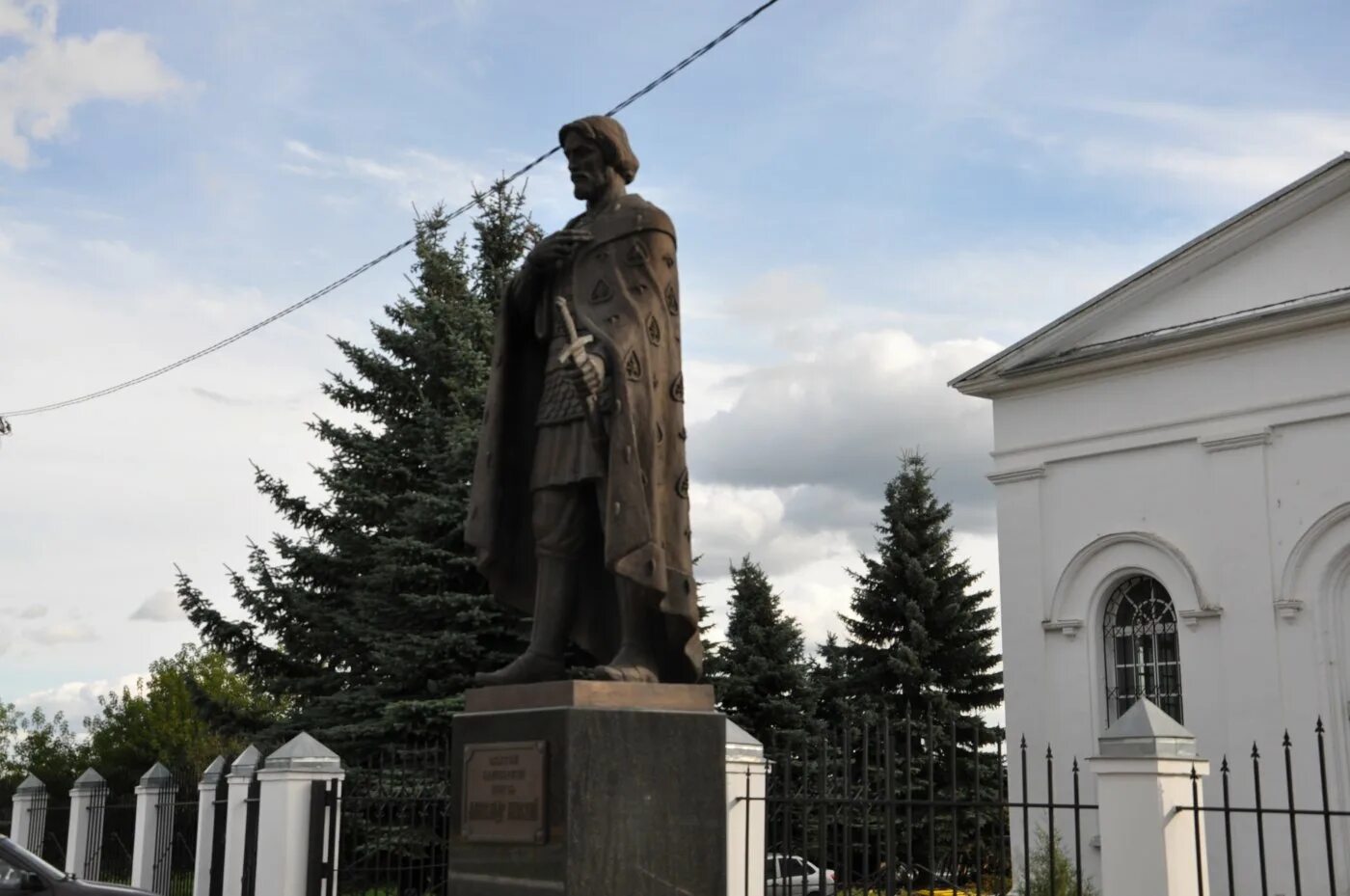 Памятник Александру Невскому в Александрове на Соборной площади. Памятник александру александрову