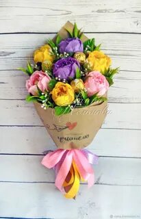 Мини букет учителю