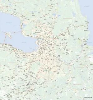 Карта пригорода