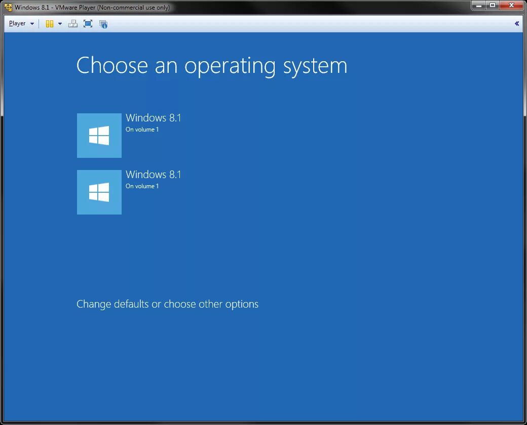 Selecting an operating system