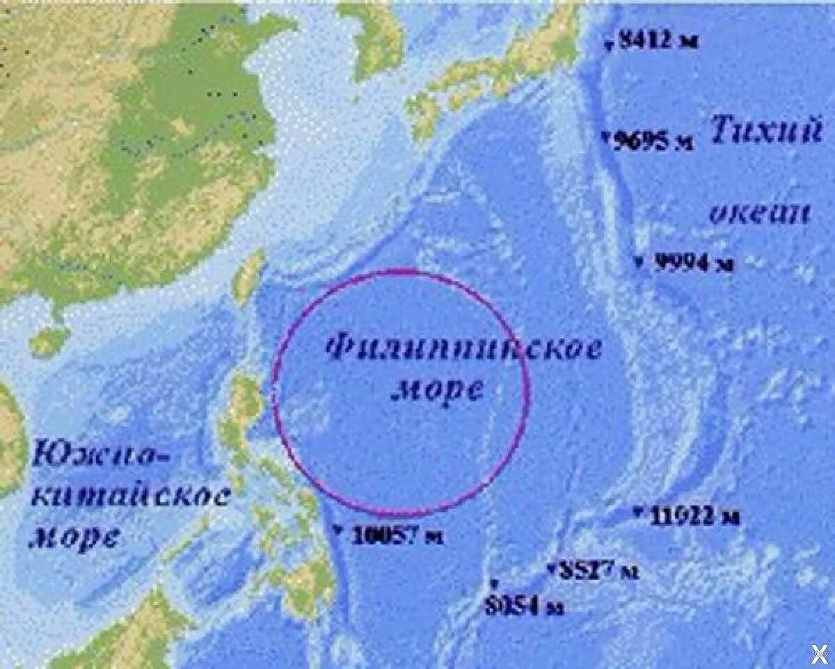 Филиппинское море Марианская впадина. Филиппинское море на карте. Филипинское море на арте. Флиамнское море на карте. Океан между австралией и евразией