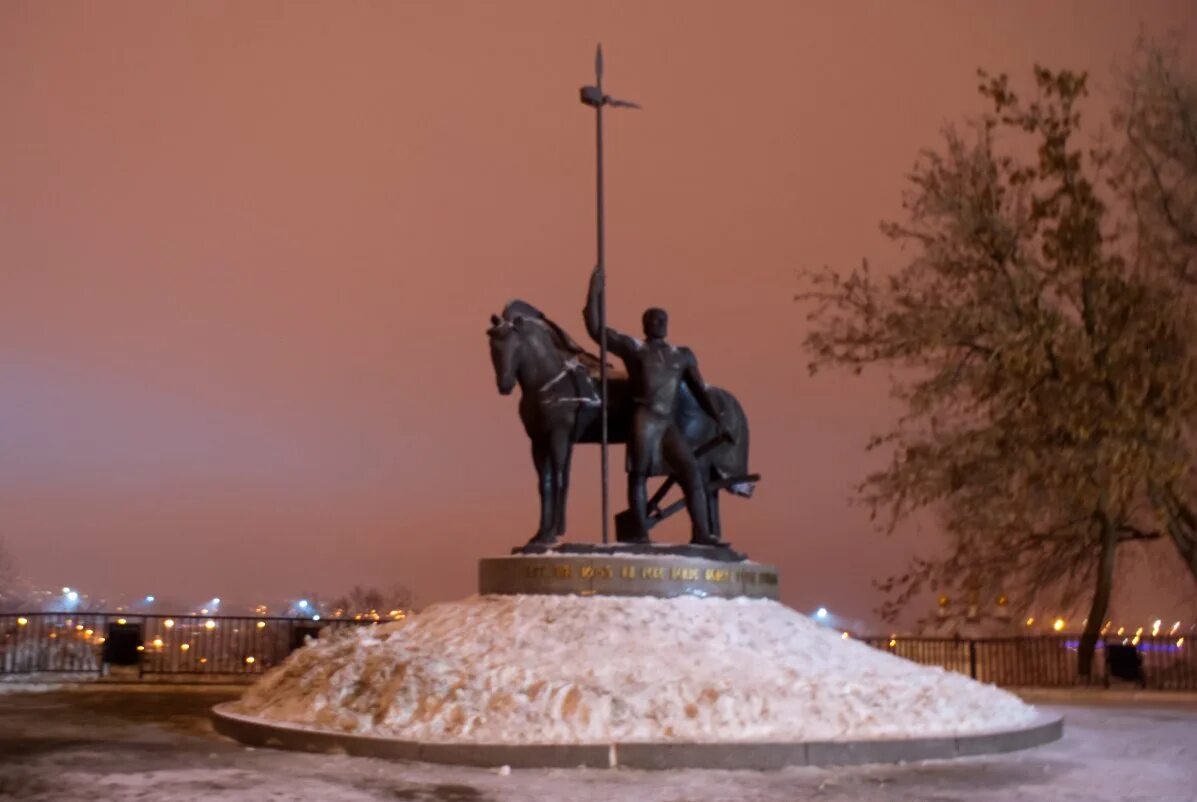 пенза центр зимой. фото зимней пензы.