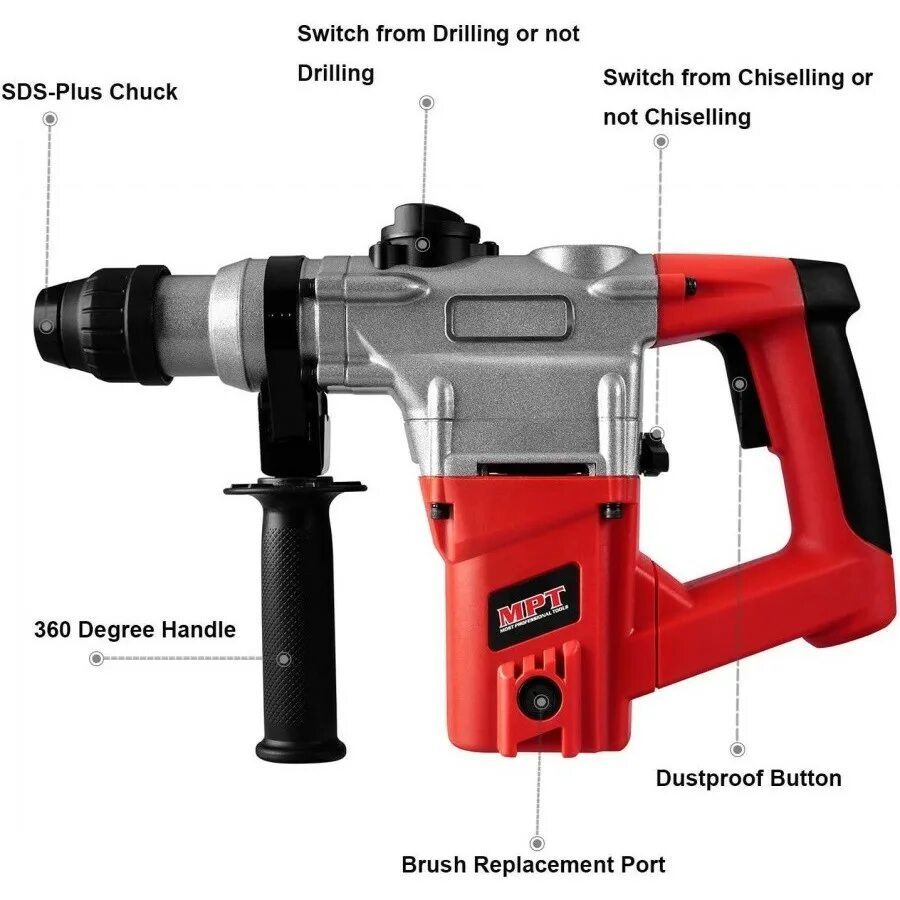 Перфоратор Milwaukee k850 s. Rotary Hammer Type SDS-Plus. Перфоратор Хаммер Дрилл. Перфоратор Ротари-Хаммер MRH -1400. Сверление с ударом