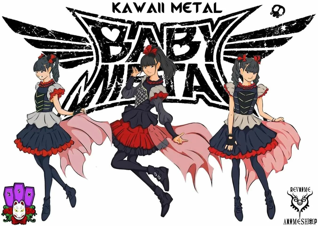 Японская группа babymetal. Каваи метал. Babymetal плакат. Каваи метал. Kawaii metal жанр.